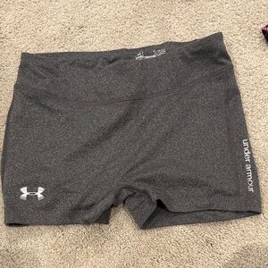 Under Armour Women's Dark Gray Athletic Shorts XS. Perfect condition.